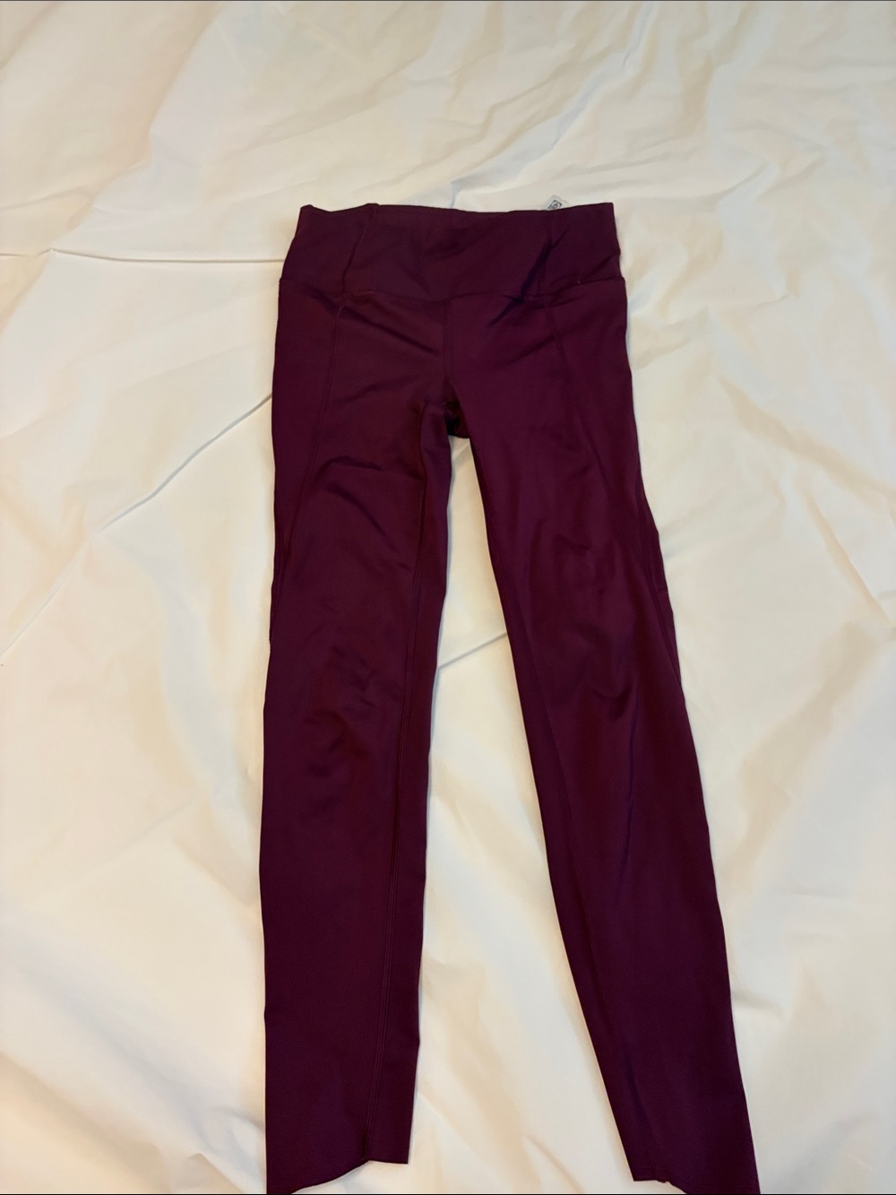 Athleta Burgundy High-Rise Performance Leggings